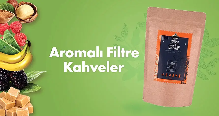 Aromalı Filtre Mocaco Kahveler