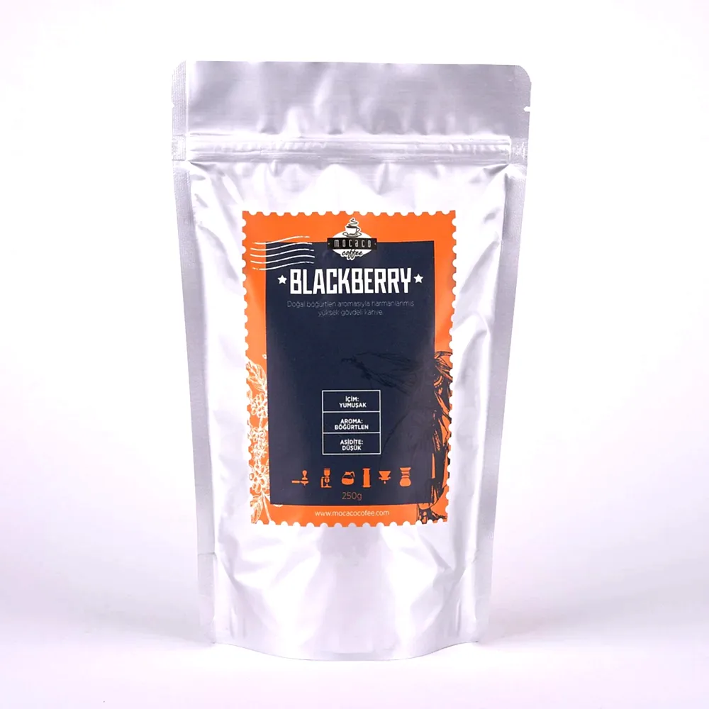 Böğürtlen Aromalı Filtre Çekirdek Kahve 250 gr - Mocaco Coffee