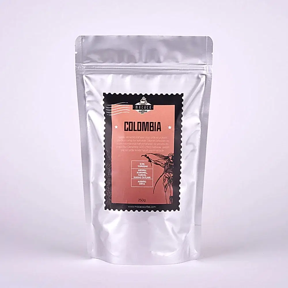 Colombia Çekirdek Kahve 250 gr - Mocaco Coffee